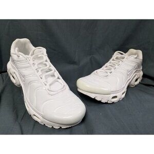 Nike Air Max Plus (GS) White Size 7Y DISPLAY NEW NO BOX!